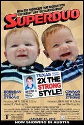 Twins Movie Poster Photo Announcement Example