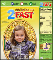 Cereal Box Birthday Example